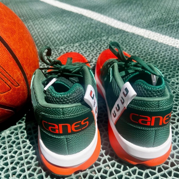 π ππΌ ADIDAS π§‘π NEW Dame 8 PE Miami Hurricanes (TEAM SHOE) - US Men's 14 - Picture 5 of 6